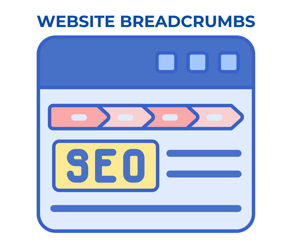 image of an example of breadcrumb - we are arise